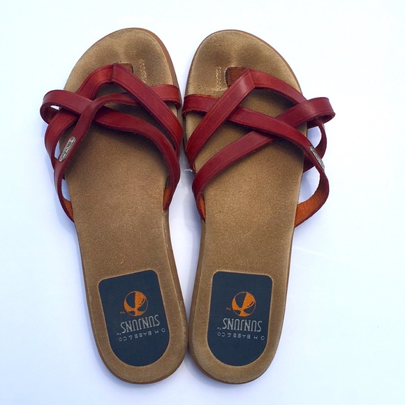 G.H. Bass u0026 Co. | Shoes | Bass Sunjuns Leather Sandals Flip Flops | Poshmark